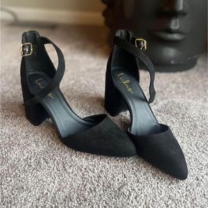 Black Classy Block Heels - 7 - Lulu's